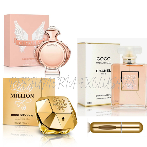 Olimpea+coco Chanel+lady million+perfume