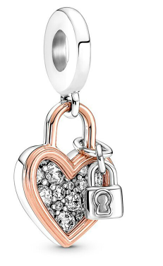 CHARM HEART CANDADO- PANDORA JOYERÍA