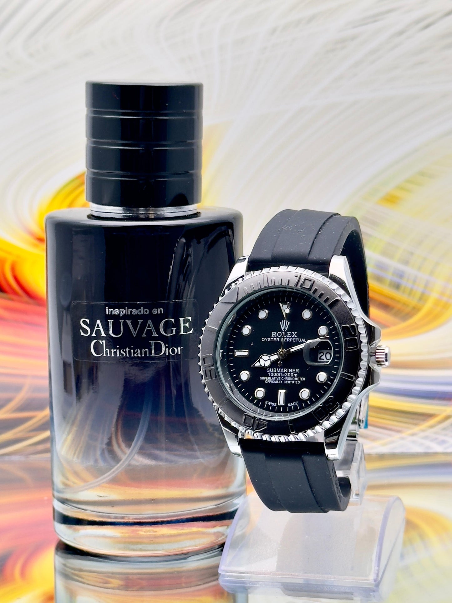 DiorSauvage+Rolex goma Submariner Parfum