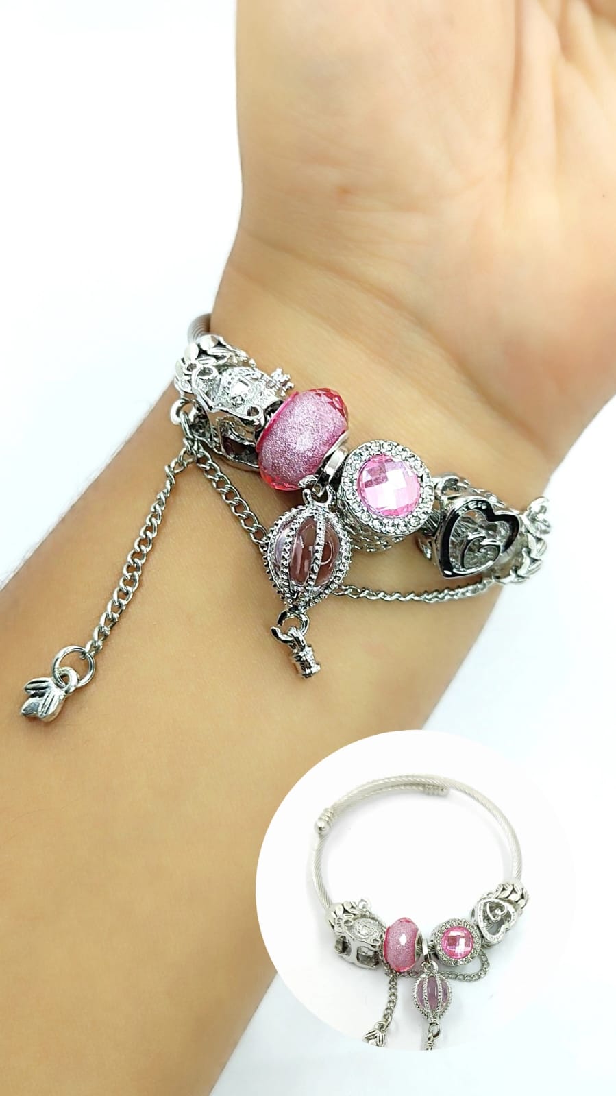 PANDORA TALISMAN ROSADO