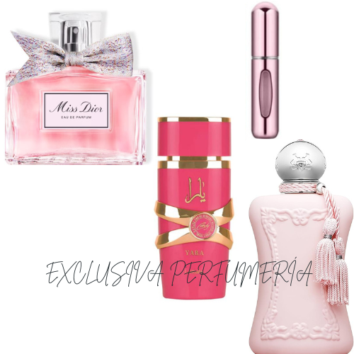 Yara candy+miss Dior+delina+perfumero