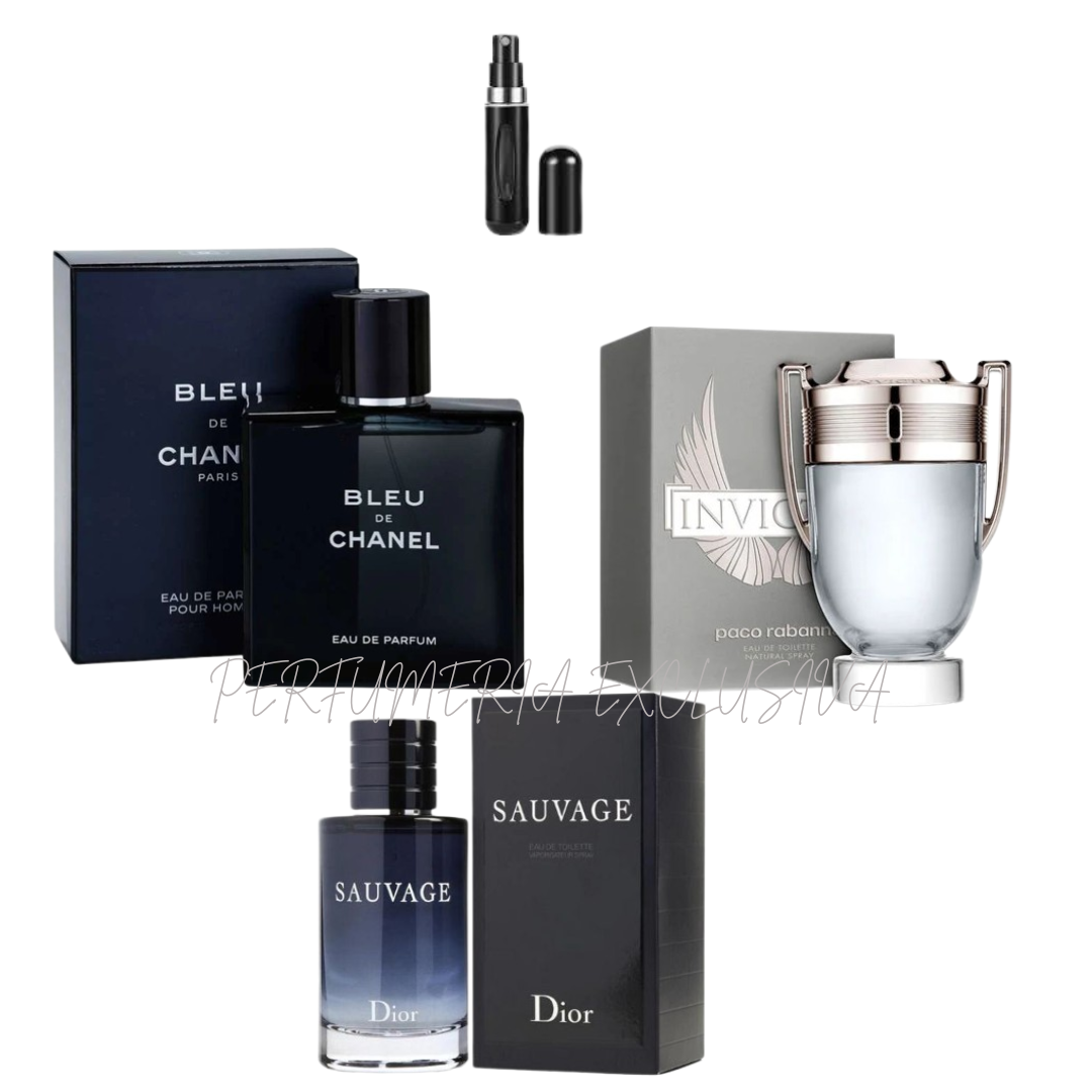 Sauvage, Bleu Chanel, Invictus tra + PER