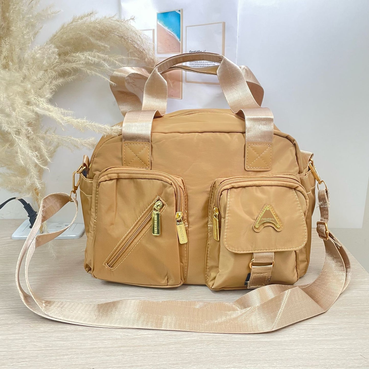BOLSO DE MANO DAMA TIPO PRADA REF RL-299