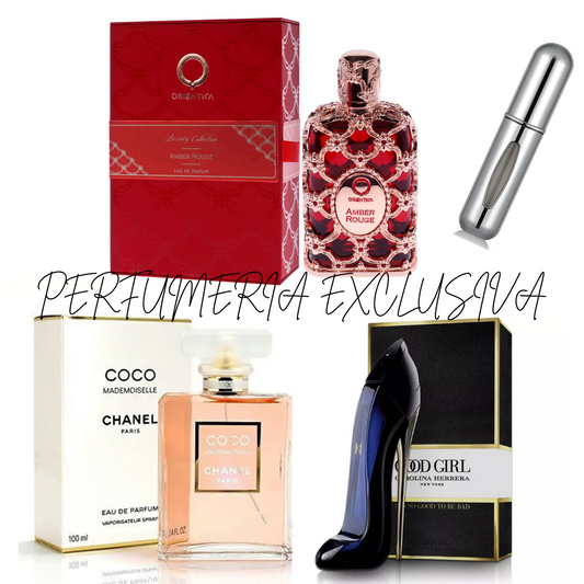 Gold girl + coco Chanel + Amber rouge +p